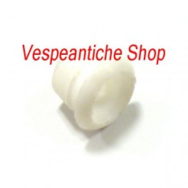 BOCCOLA NYLON BIANCO  PER INNESTO COFANO AL TELAIO VESPA PX PE 125 150 200 RALLY SUPER GT GTR TS GL SPRINT VNA VNB VBA VBB