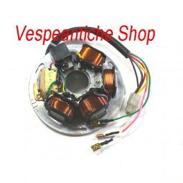 STATORE VOLANO VESPA PX PE 125 150 200  AVVIAMENTO ELETTRICO 7 FILI